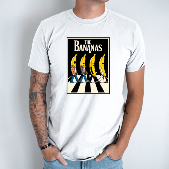 Unisex marškinėliai su spauda „The Bananas“ - Image 8