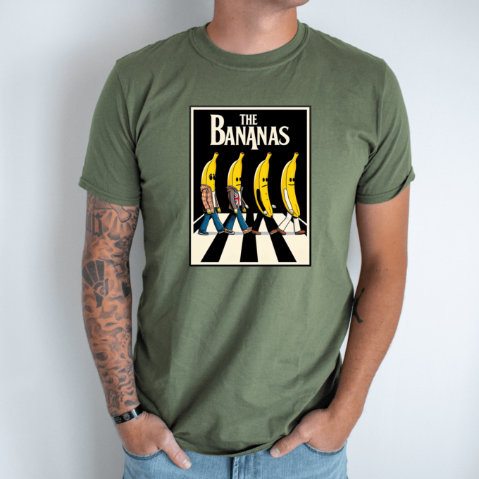 Unisex marškinėliai su spauda „The Bananas“ - Image 7