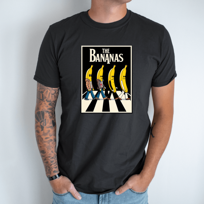 Unisex marškinėliai su spauda „The Bananas“ - Image 6