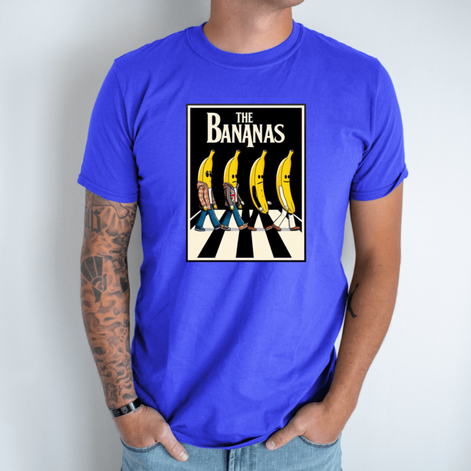 Unisex marškinėliai su spauda „The Bananas“ - Image 5