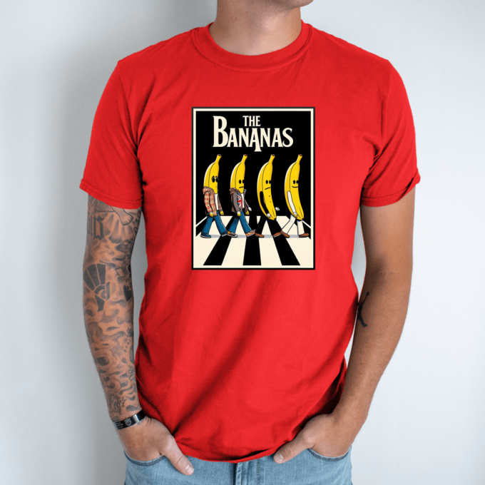 Unisex marškinėliai su spauda „The Bananas“ - Image 4