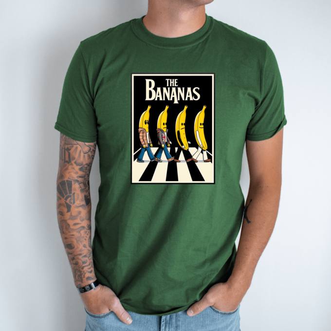 Unisex marškinėliai su spauda „The Bananas“ - Image 3
