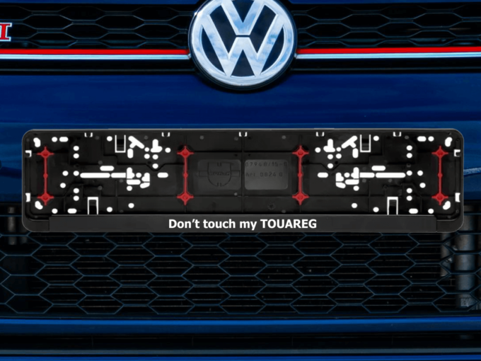 Wurth numerių rėmelis „TOUAREG"