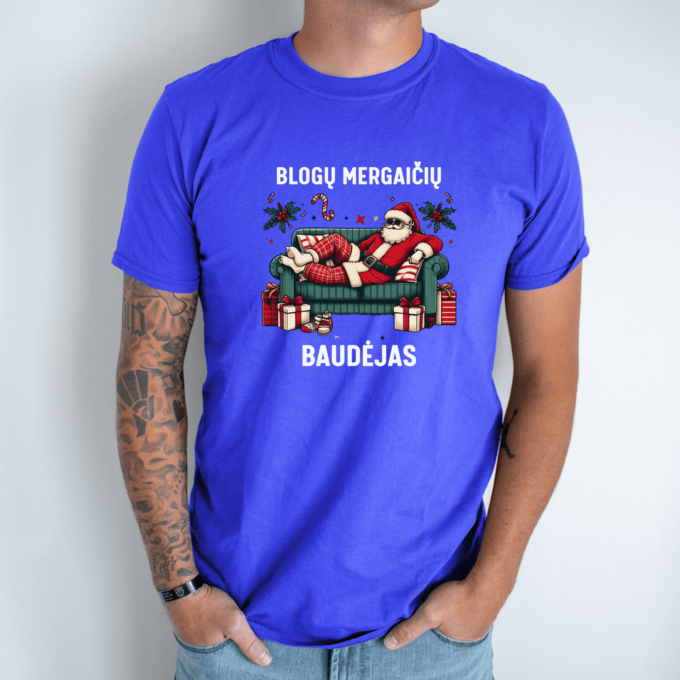 Unisex marškinėliai su spauda „Baudėjas“ - Image 6