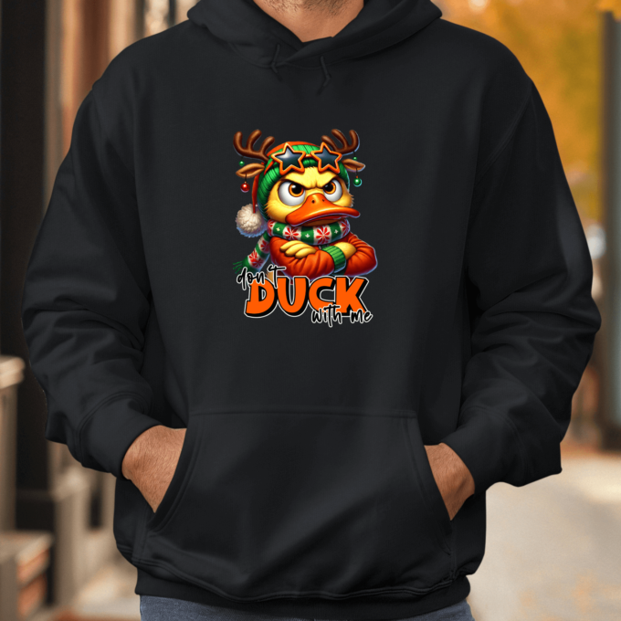 Unisex džemperis su spauda „Dont duck“ - Image 5