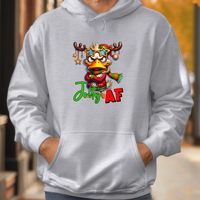 Unisex džemperis su spauda „Jolly AF“ - Image 2
