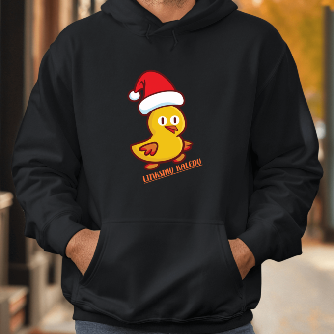 Unisex džemperis su spauda „Linksmų Kalėdų“ - Image 4