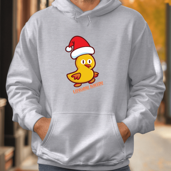 Unisex džemperis su spauda „Linksmų Kalėdų“ - Image 3