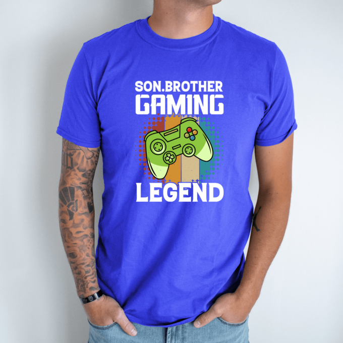 Unisex marškinėliai su spauda „Son brother“ - Image 6