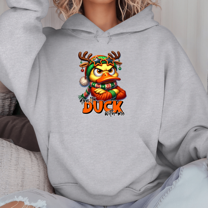 Unisex džemperis su spauda „Dont duck“ - Image 6