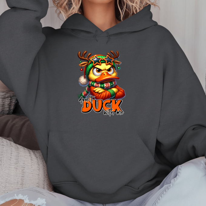 Unisex džemperis su spauda „Dont duck“ - Image 7