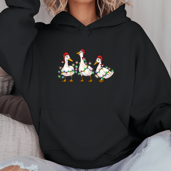 Unisex džemperis su spauda „Kalėdinės antis“ - Image 10