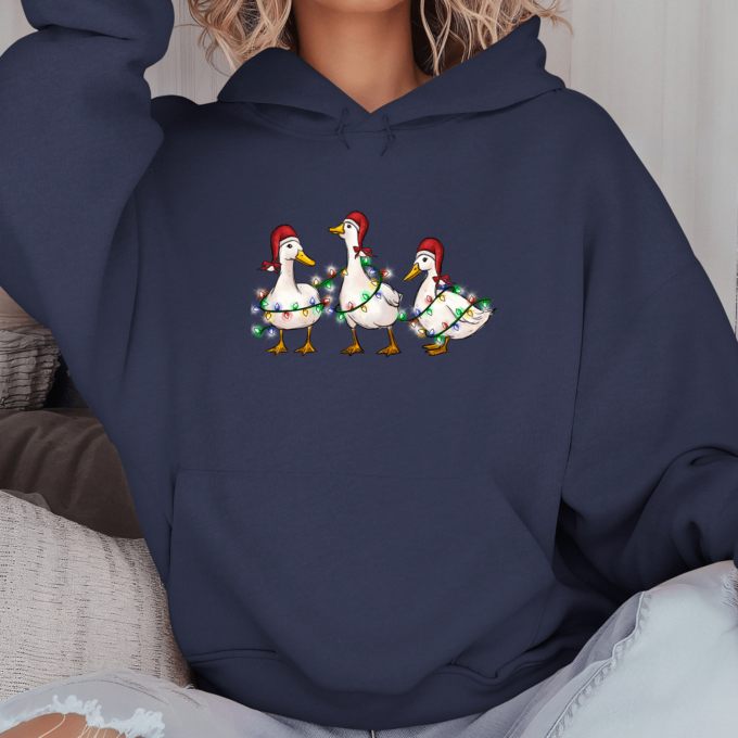 Unisex džemperis su spauda „Kalėdinės antis“ - Image 8