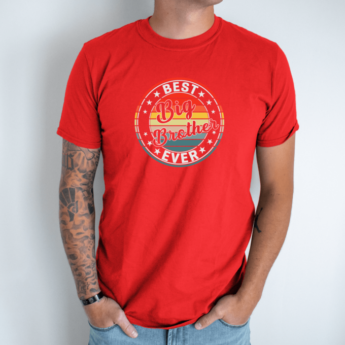 Unisex marškinėliai su spauda „Big brother“ - Image 4