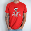 Unisex marškinėliai su spauda „Kalėdinis skeletas“ - Image 8