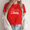 Unisex marškinėliai su spauda „Santa baby“ - Image 3