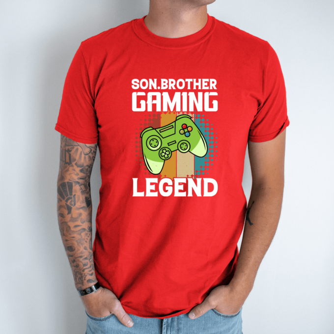 Unisex marškinėliai su spauda „Son brother“ - Image 5