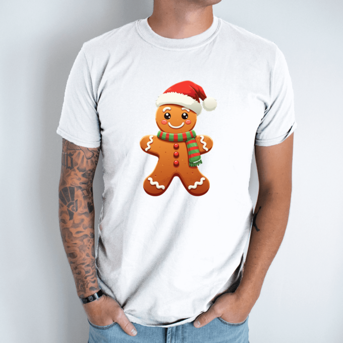 Unisex marškinėliai su spauda „Sausainukas“ - Image 9