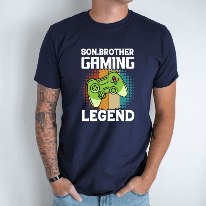 Unisex marškinėliai su spauda „Son brother“ - Image 4
