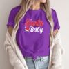 Unisex marškinėliai su spauda „Santa baby“ - Image 2