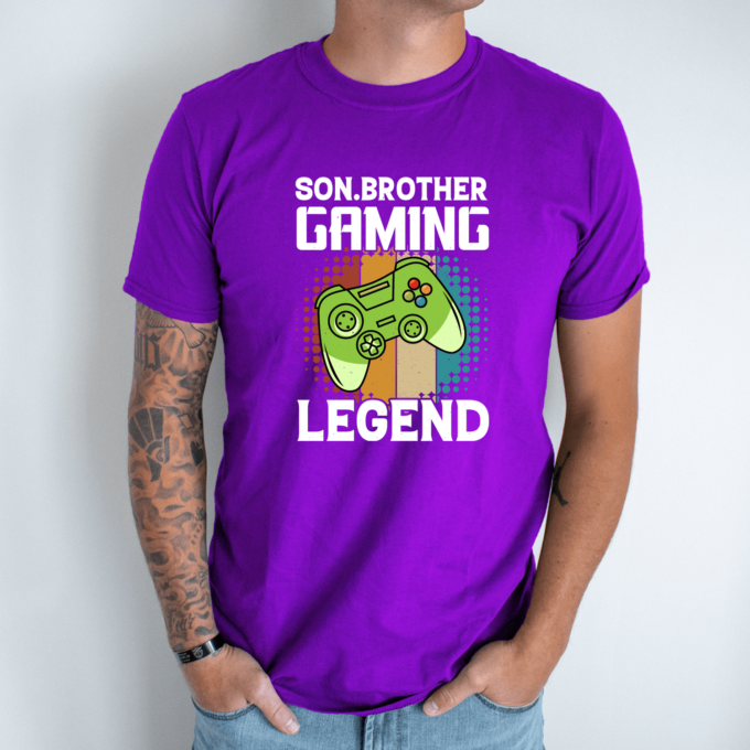 Unisex marškinėliai su spauda „Son brother“ - Image 2