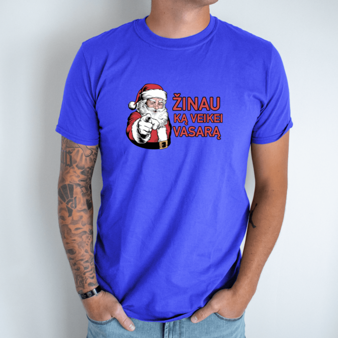 Unisex marškinėliai su spauda „Žinau ką veikei vasarą“ - Image 4