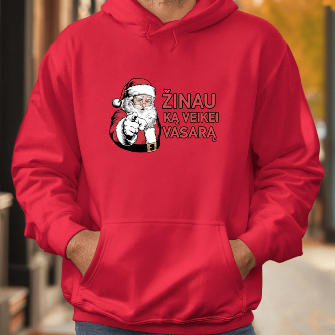 Unisex džemperis su spauda „Žinau ką veikei vasarą“ - Image 4