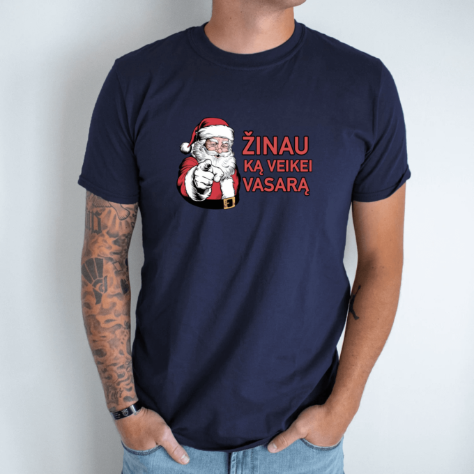 Unisex marškinėliai su spauda „Žinau ką veikei vasarą“ - Image 6