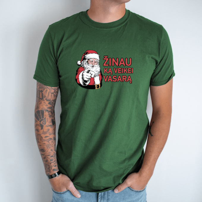 Unisex marškinėliai su spauda „Žinau ką veikei vasarą“ - Image 7