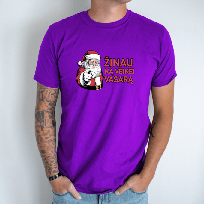 Unisex marškinėliai su spauda „Žinau ką veikei vasarą“ - Image 8