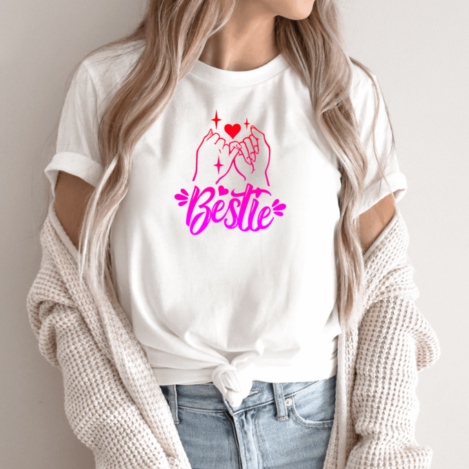 Unisex marškinėliai su spauda „Bestie“ - Image 2