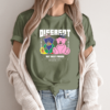 Unisex marškinėliai su spauda „Diferent but best friend“ - Image 2