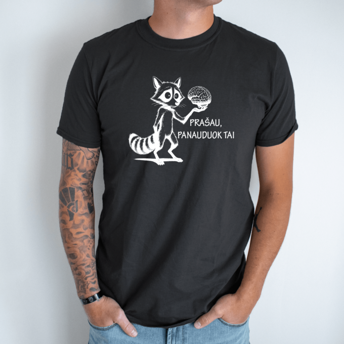 Unisex marškinėliai su spauda „Panaudok tai“ - Image 7