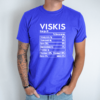 Unisex marškinėliai su spauda „Viskio mitybos faktai“ - Image 6