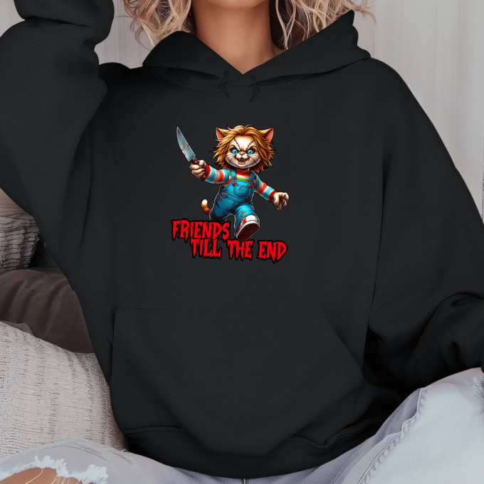 Unisex džemperis su spauda „Friends till the end“ - Image 10