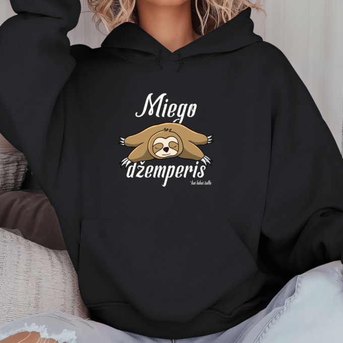 Unisex džemperis su spauda „Miego džemperis“ - Image 3
