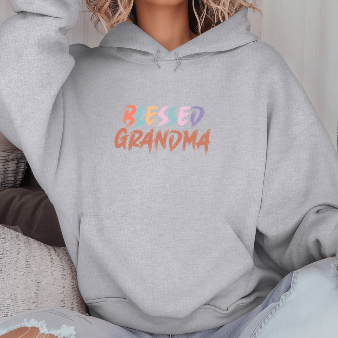 Unisex džemperis su spauda „Blessed grandma“ - Image 3