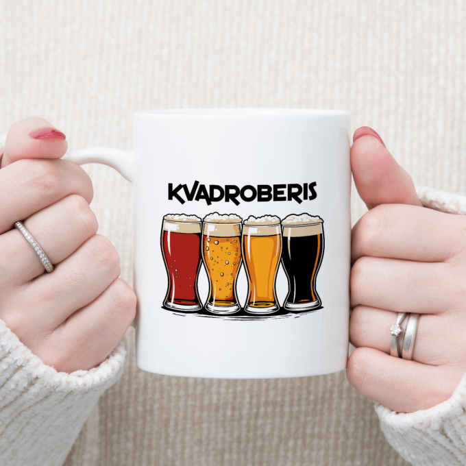 Puodelis „Kvadroberis“