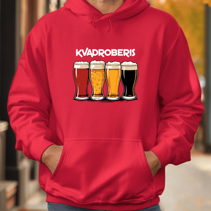 Unisex džemperis su spauda „Kvadroberis“ - Image 4