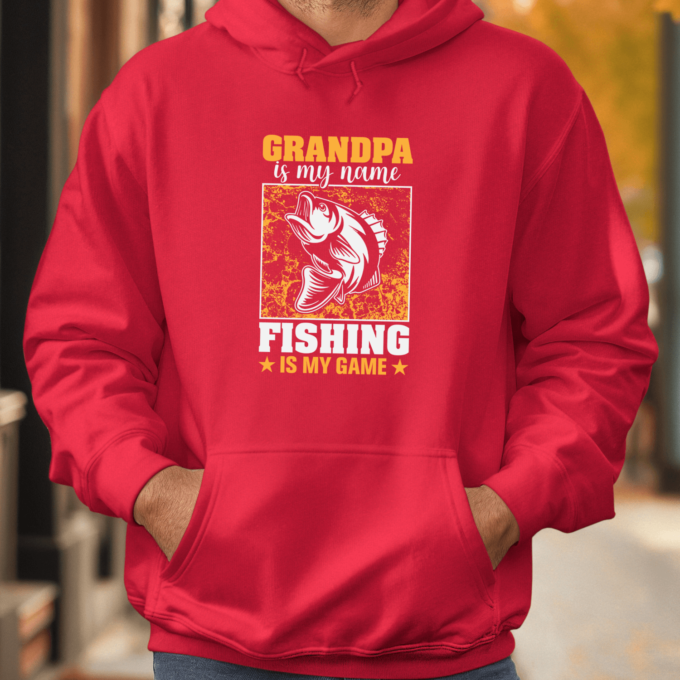 Unisex džemperis su spauda „Grandpa is my name“ - Image 4