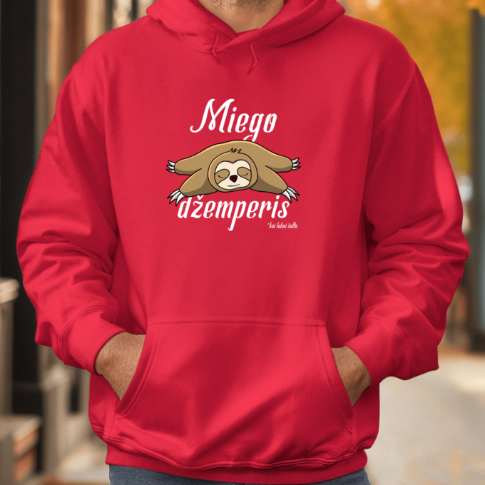 Unisex džemperis su spauda „Miego džemperis“ - Image 8