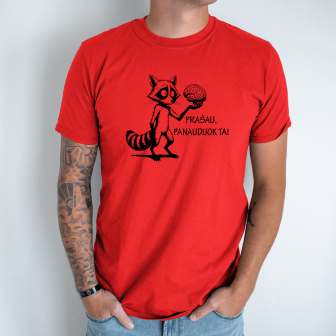Unisex marškinėliai su spauda „Panaudok tai“ - Image 5
