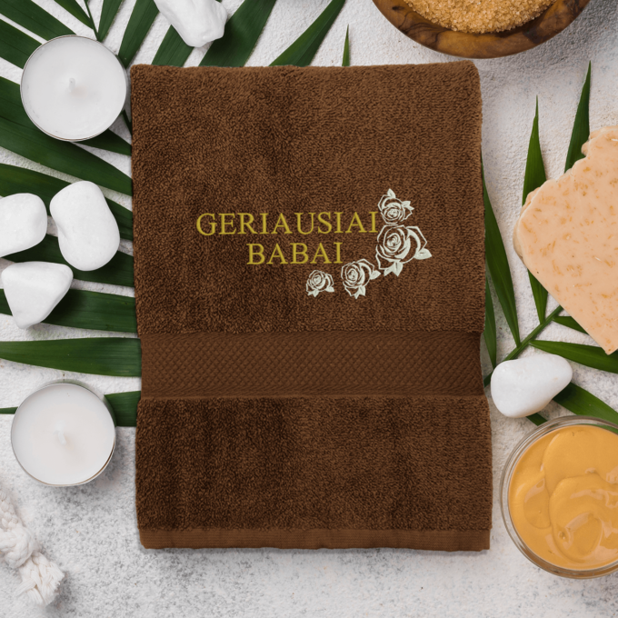 Rankšluostis „Geriausiai babai“ - Image 7