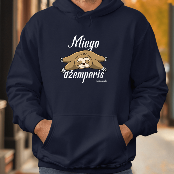 Unisex džemperis su spauda „Miego džemperis“ - Image 9