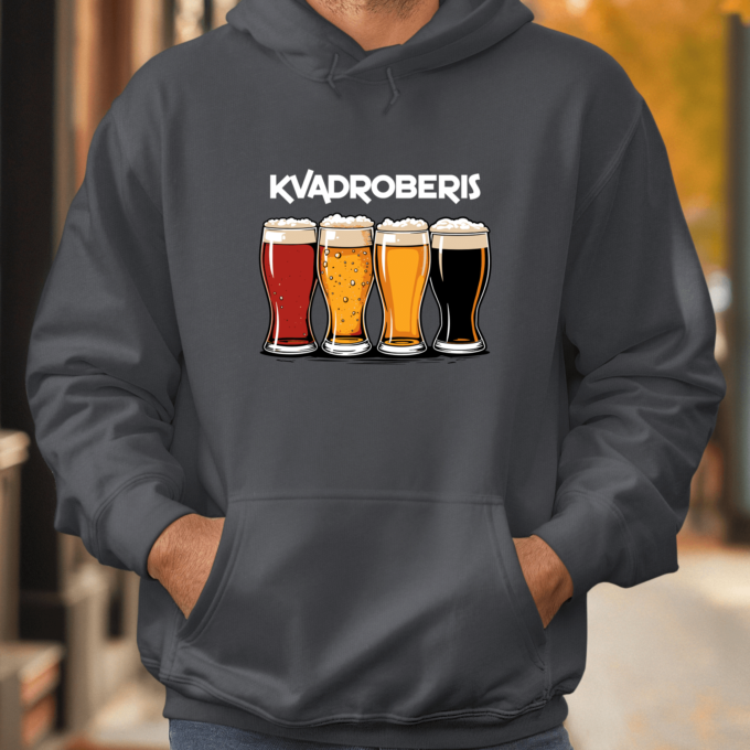 Unisex džemperis su spauda „Kvadroberis“ - Image 3