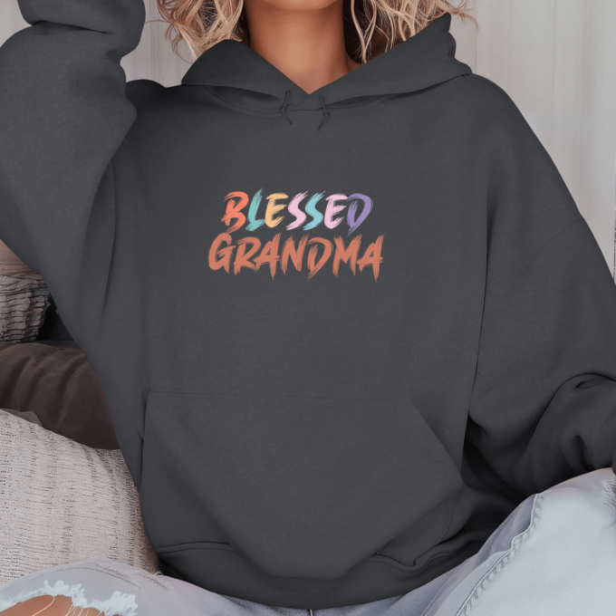 Unisex džemperis su spauda „Blessed grandma“ - Image 2