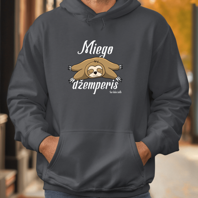 Unisex džemperis su spauda „Miego džemperis“ - Image 10