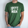 Unisex marškinėliai su spauda „The best man“ - Image 3