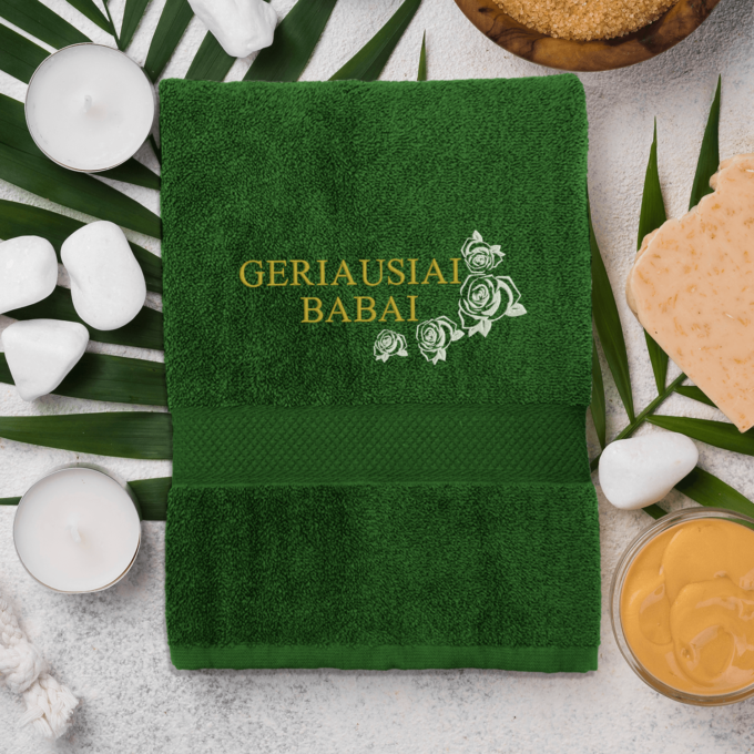Rankšluostis „Geriausiai babai“ - Image 8