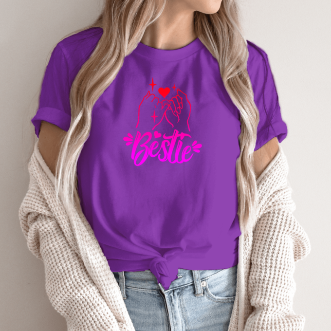 Unisex marškinėliai su spauda „Bestie“ - Image 4